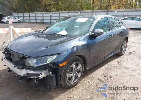 2020 Honda Civic Lx из США, поврежденный, VIN 2HGFC2F65LH599682
